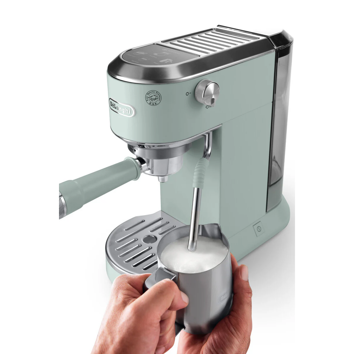 Cafetera DeLonghi Dedica Duo LatteArt Cold Brew Pistacho