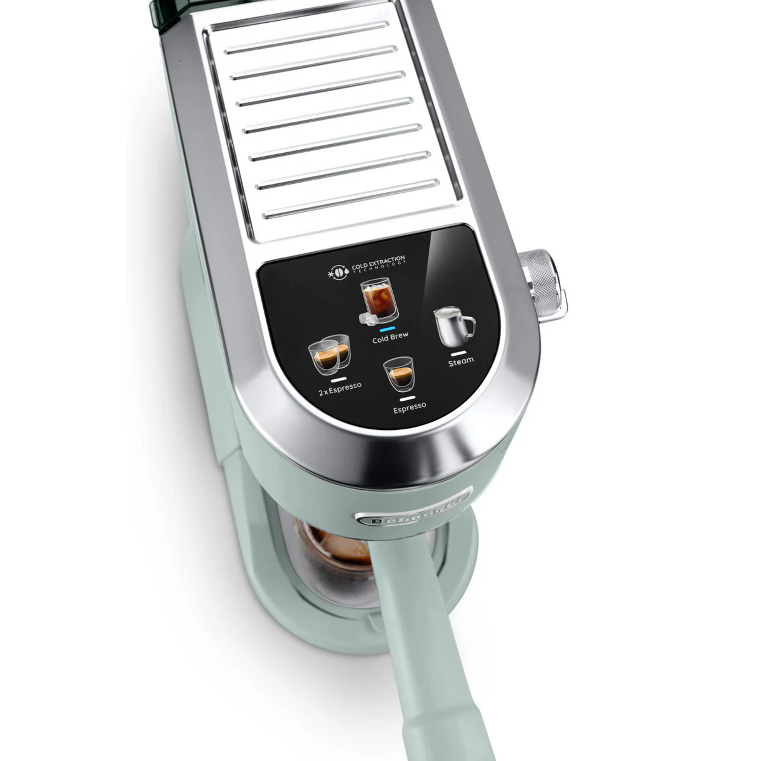 Cafetera DeLonghi Dedica Duo LatteArt Cold Brew Pistacho