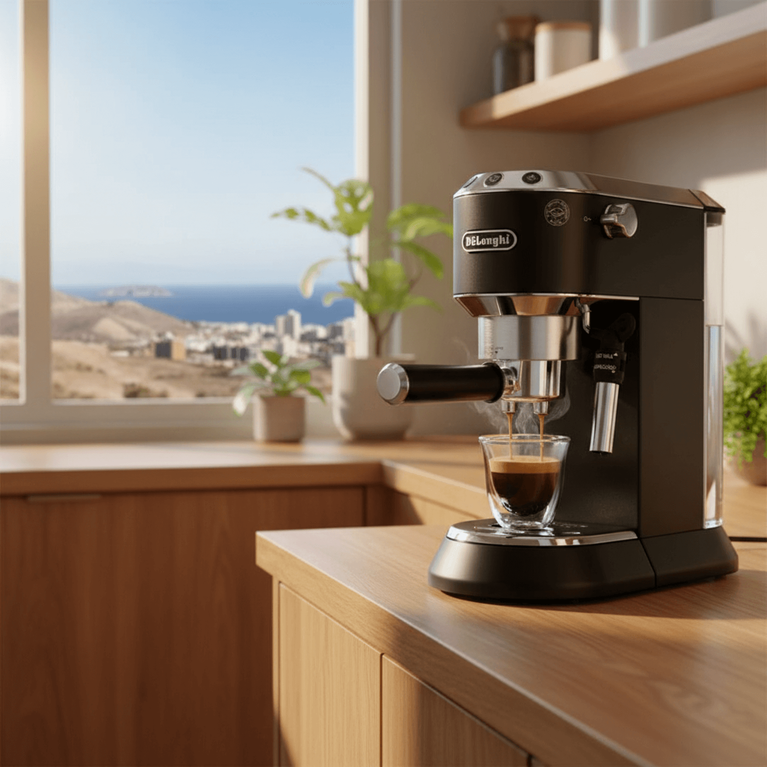 Cafetera DeLonghi Espresso Dedica Style Negra