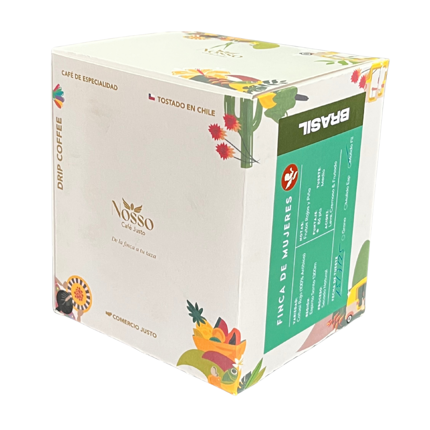 Cafe Sin Maquina Drip Nosso Cafe Justo Finca Mujeres Nosso Cafe Justo New Horizons Chile New Horizons NHT.cl