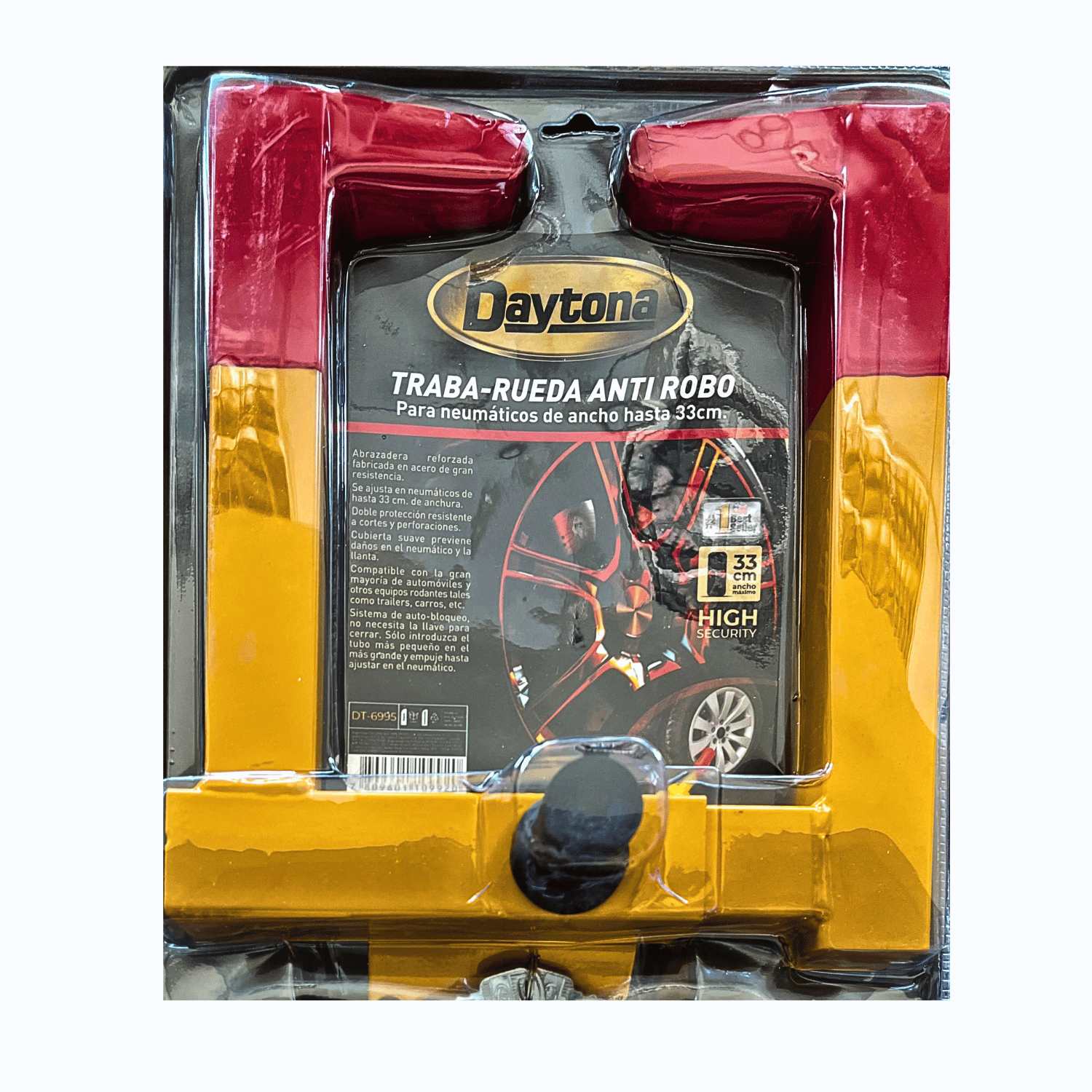 Traba Rueda Seguridad Daytona 33 cm Ancho Max