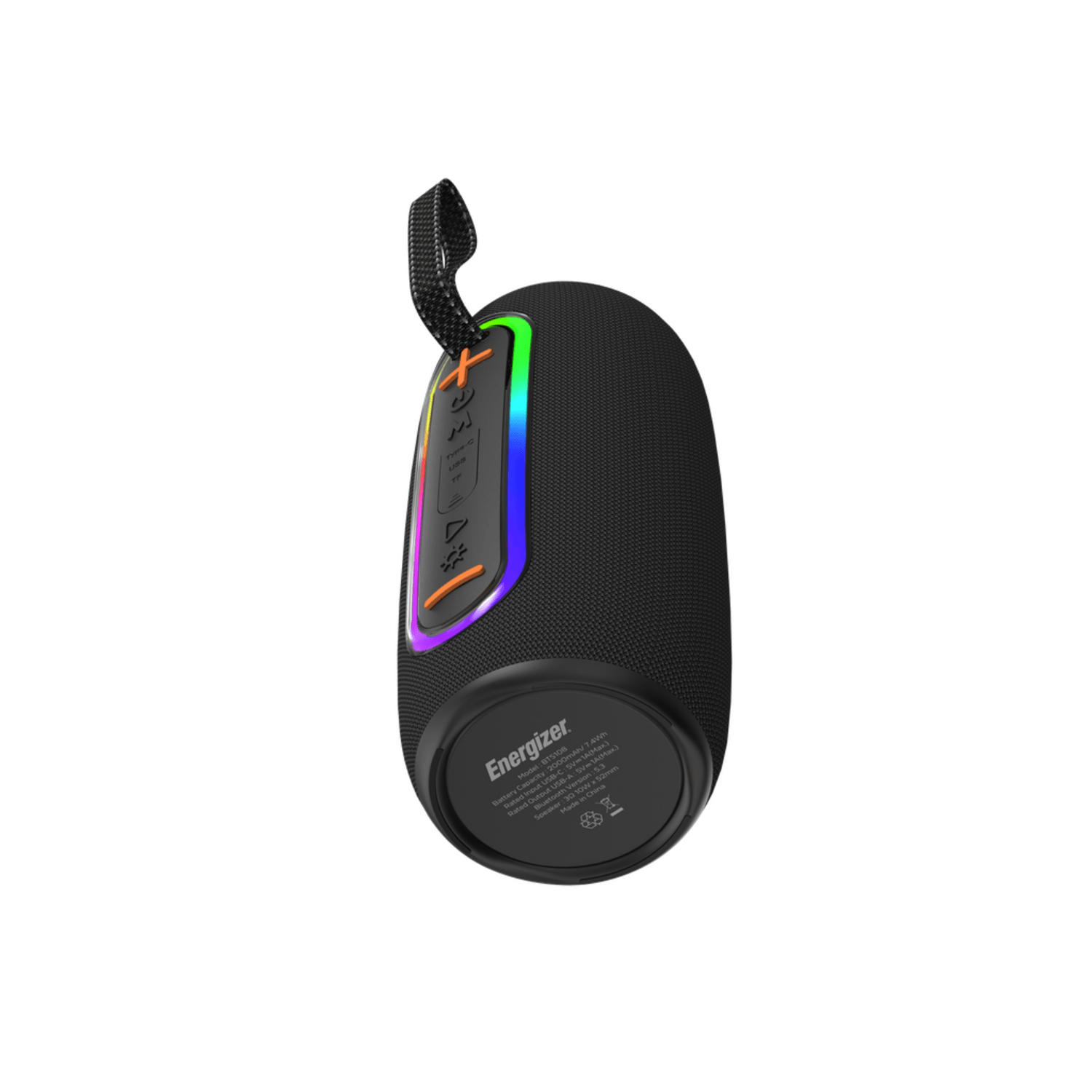 Parlante Bluetooth Energizer BTS108 10W LED USB FM