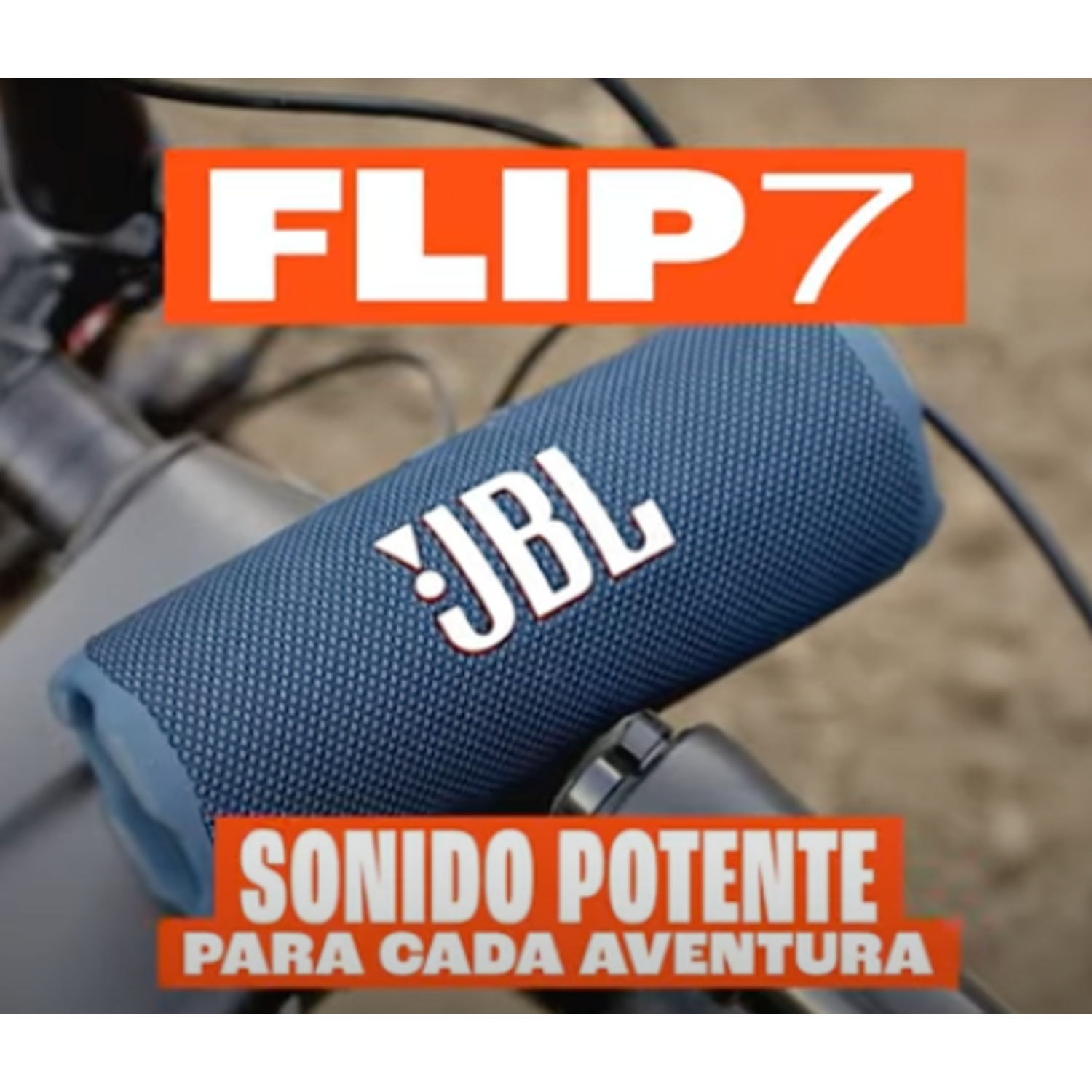 Parlante JBL Flip 7 Portatil Resistente al Agua Azul