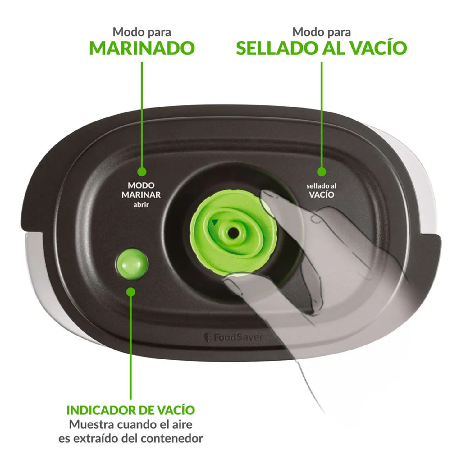 Pack de 3 Contenedores Foodsaver Tritan