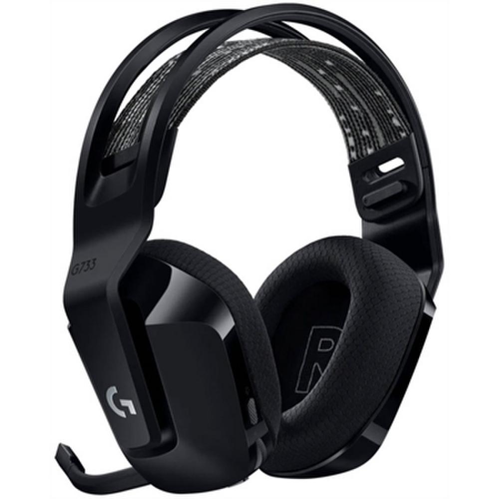 Audífonos Gamer inalámbricos Logitech G733 Negro con luz RGB Logitech New Horizons Chile New Horizons NHT.cl