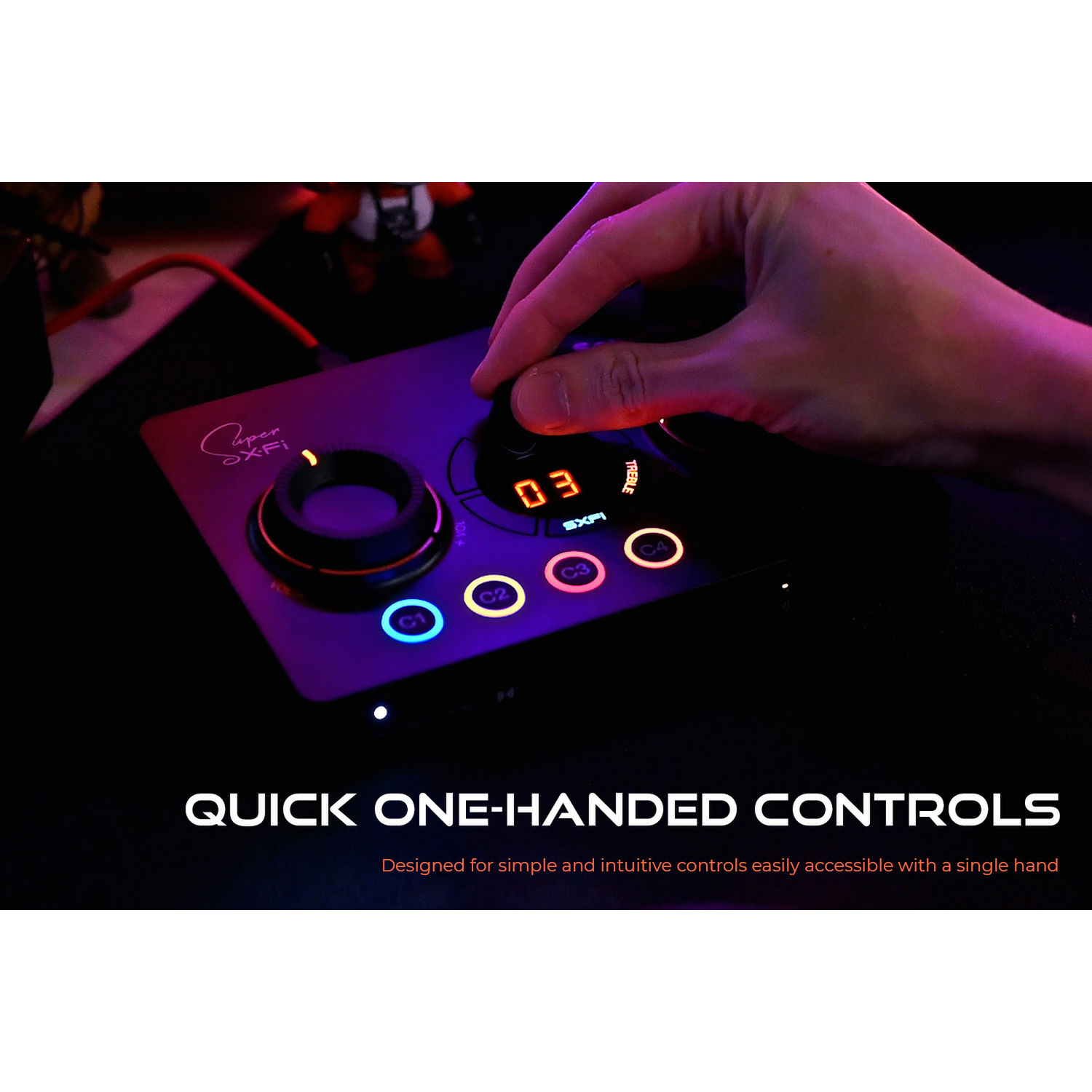 Tarjeta de Sonido Dac USB Creative Sound Blaster GC7 Creative New Horizons Chile New Horizons NHT.cl