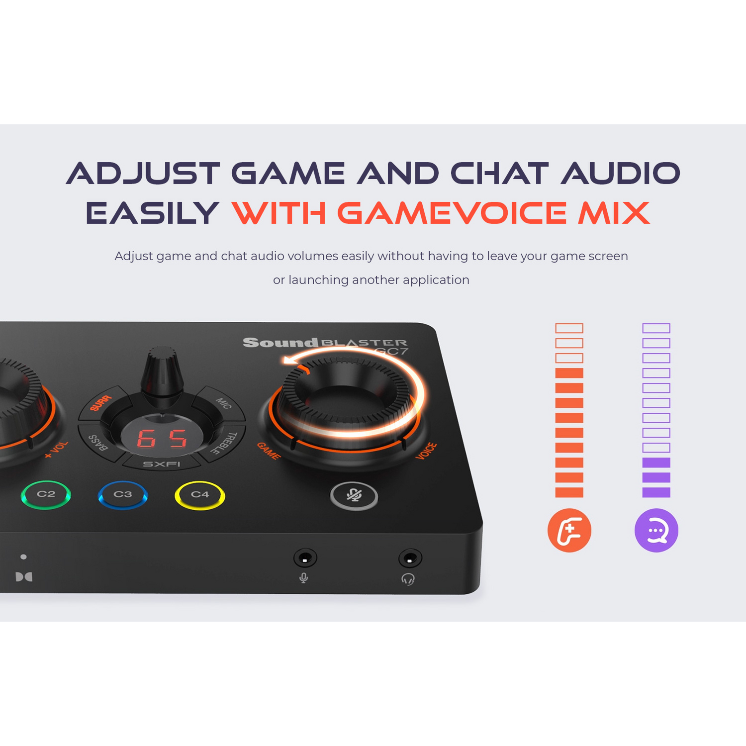 Tarjeta de Sonido Dac USB Creative Sound Blaster GC7 Creative New Horizons Chile New Horizons NHT.cl