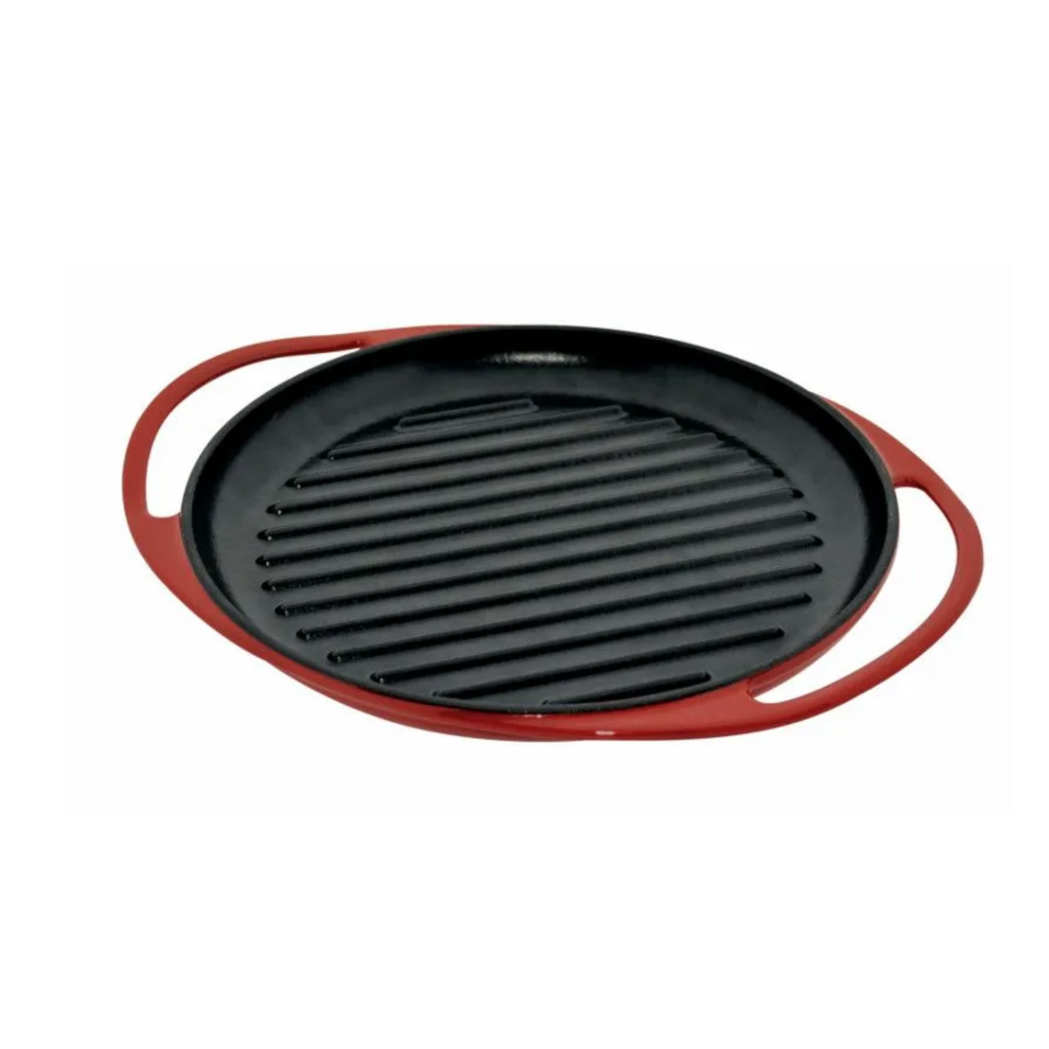 Parrilla Circular Grill Hierro Fundido Jata 25cm GR25 Roja