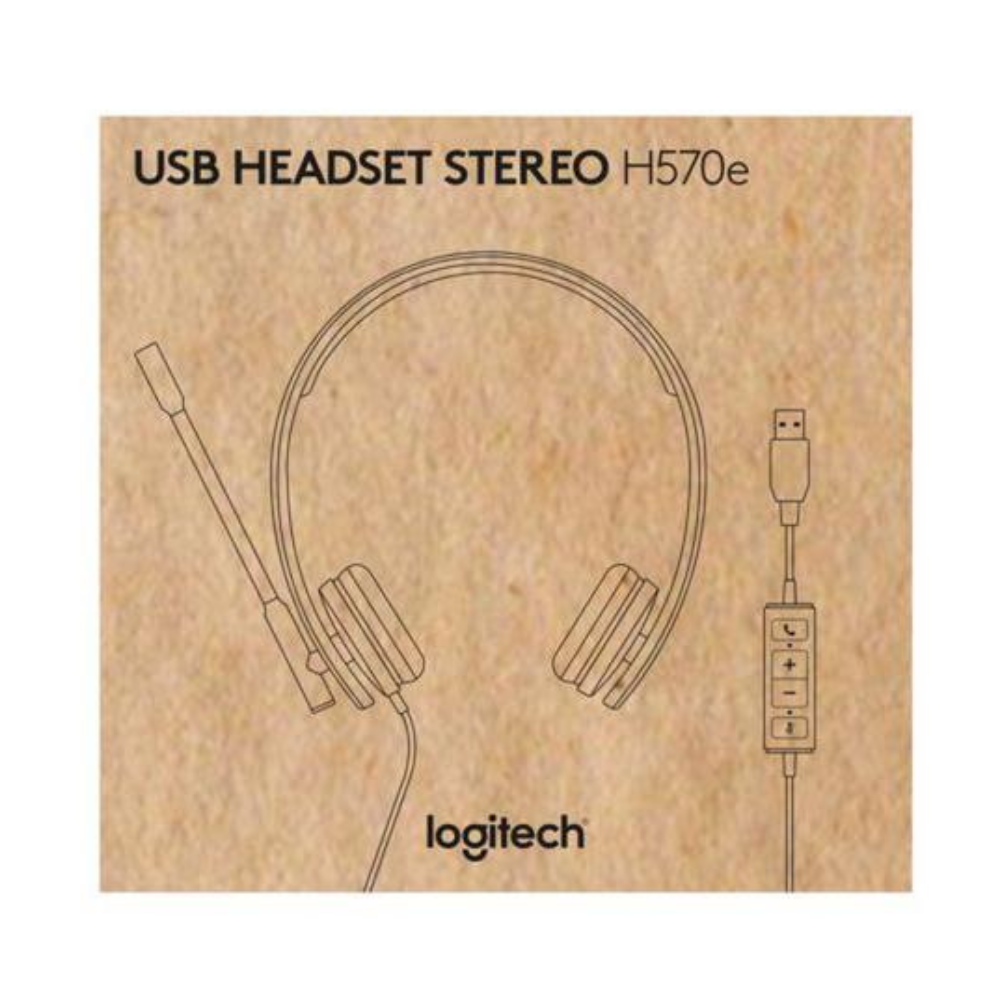 Audifono Logitech Video Conferencia H570e