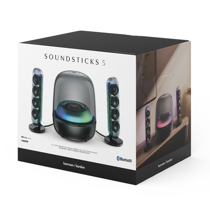 Parlante Harman Kardon SoundSticks 5 HDMI ARC 190W Negro