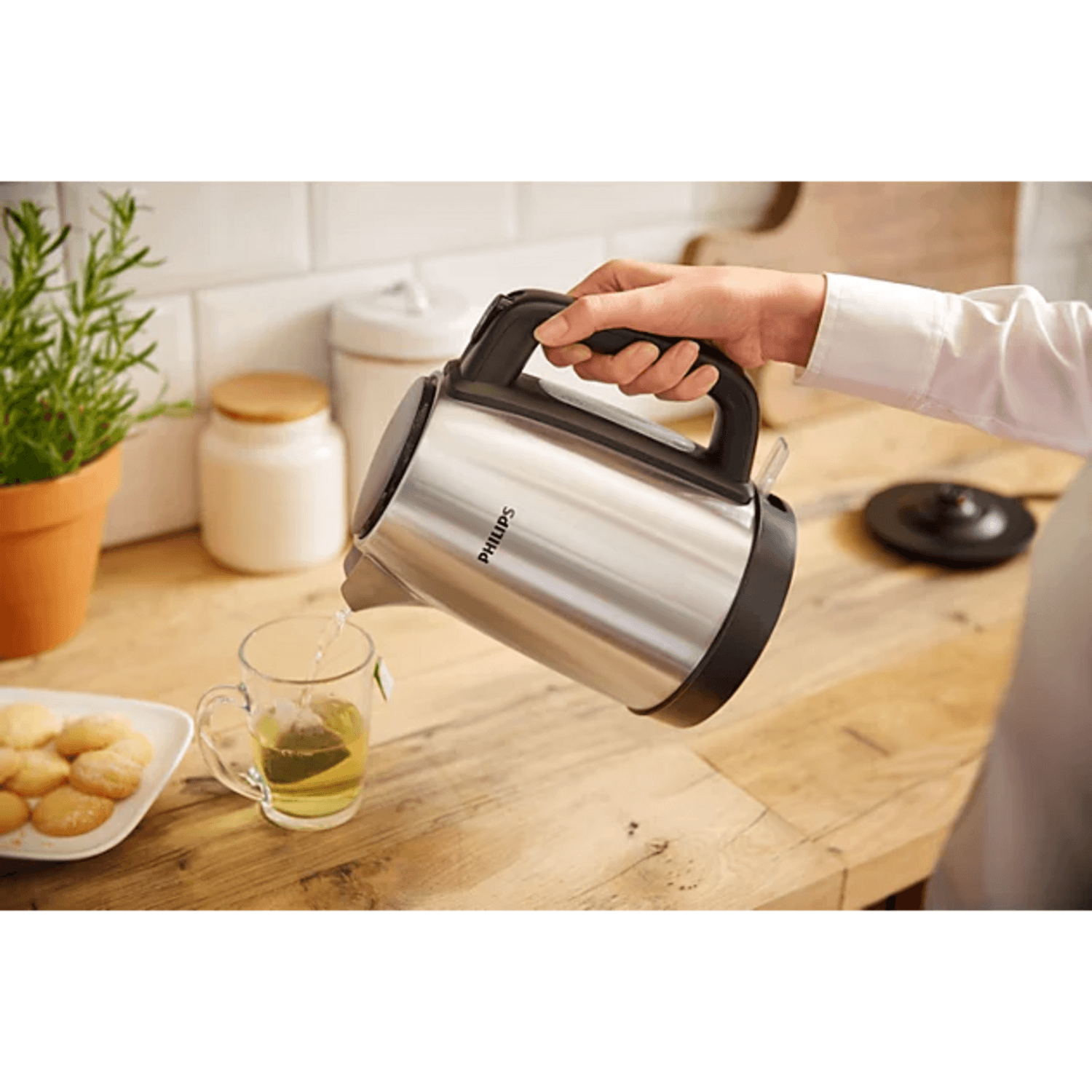 Hervidor Eléctrico Philips HD9350/90 Acero 1.7L 2200W