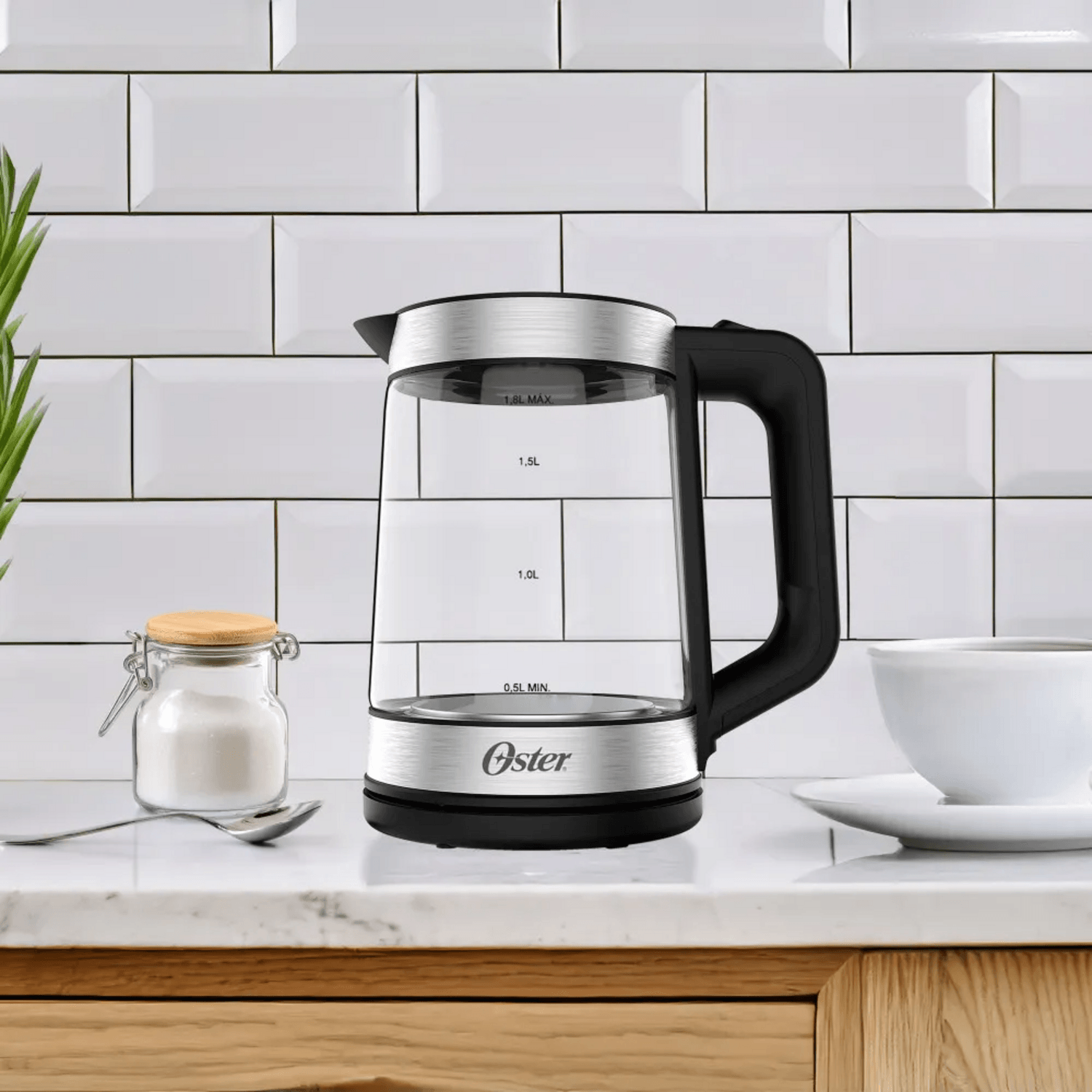 Hervidor Oster Vidro 1.8L Con Infusor Te 2220521 Oster New Horizons Chile New Horizons NHT.cl