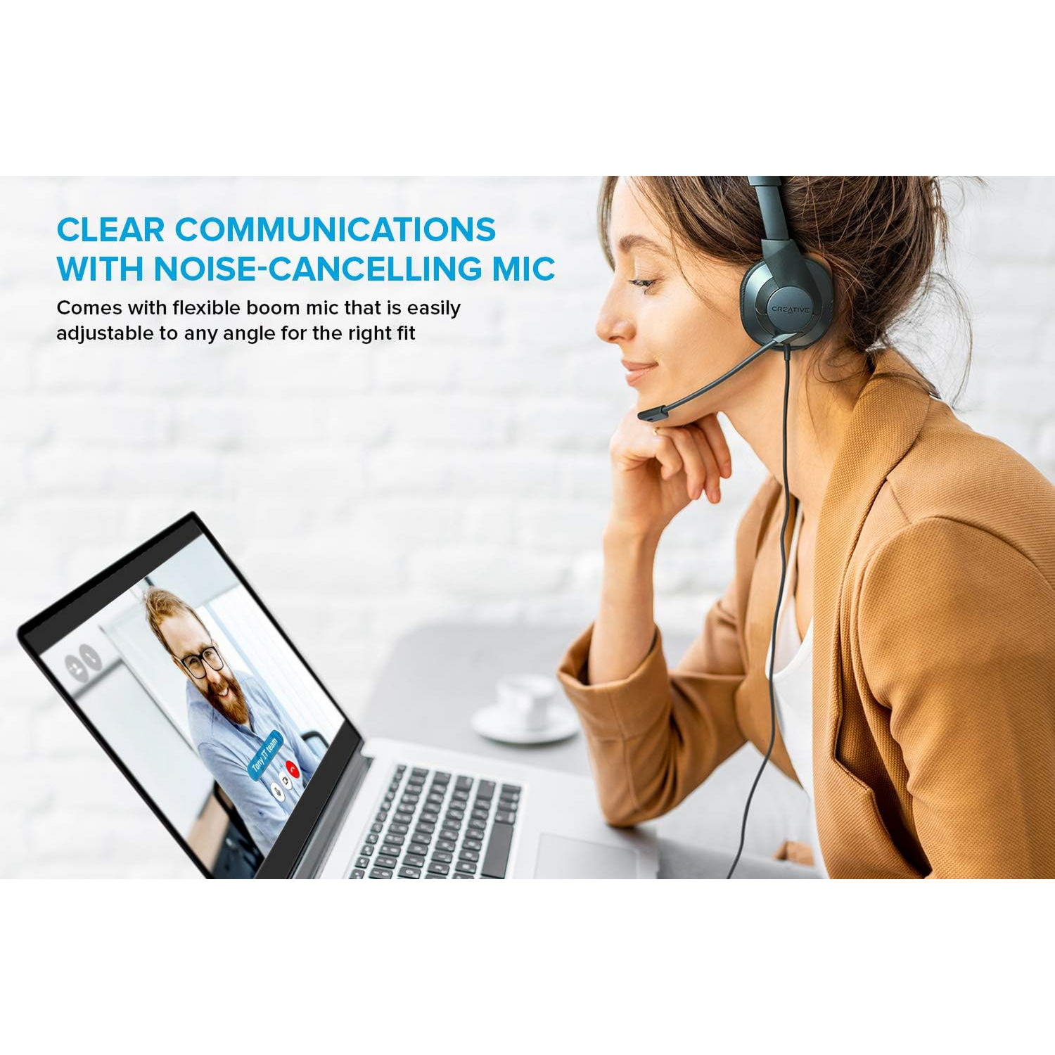 Audifono Videoconferencia Creative HS-720 V2 Canc Ruido USB Creative New Horizons Chile New Horizons NHT.cl