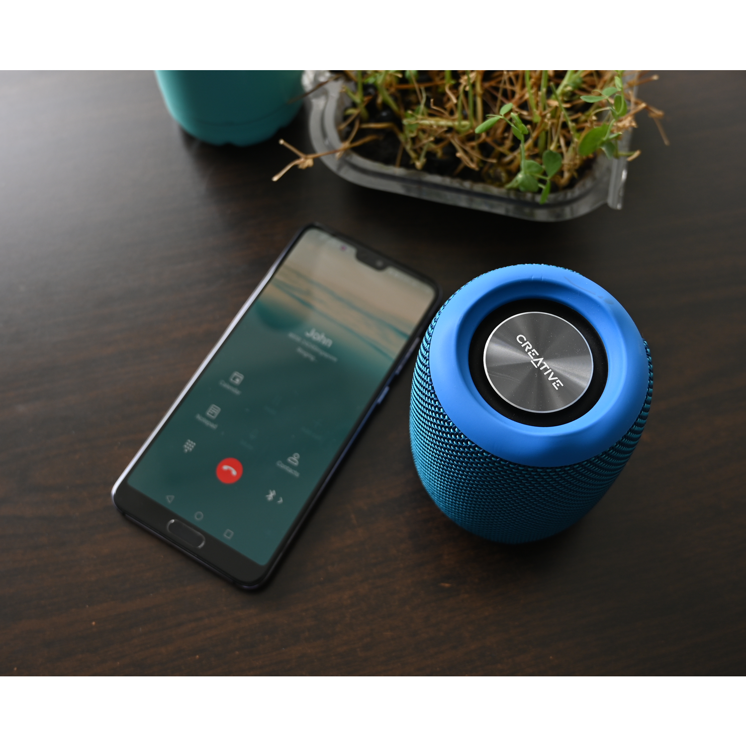 Parlante Portatil Creative Muvo Play Azul Creative New Horizons Chile New Horizons NHT.cl