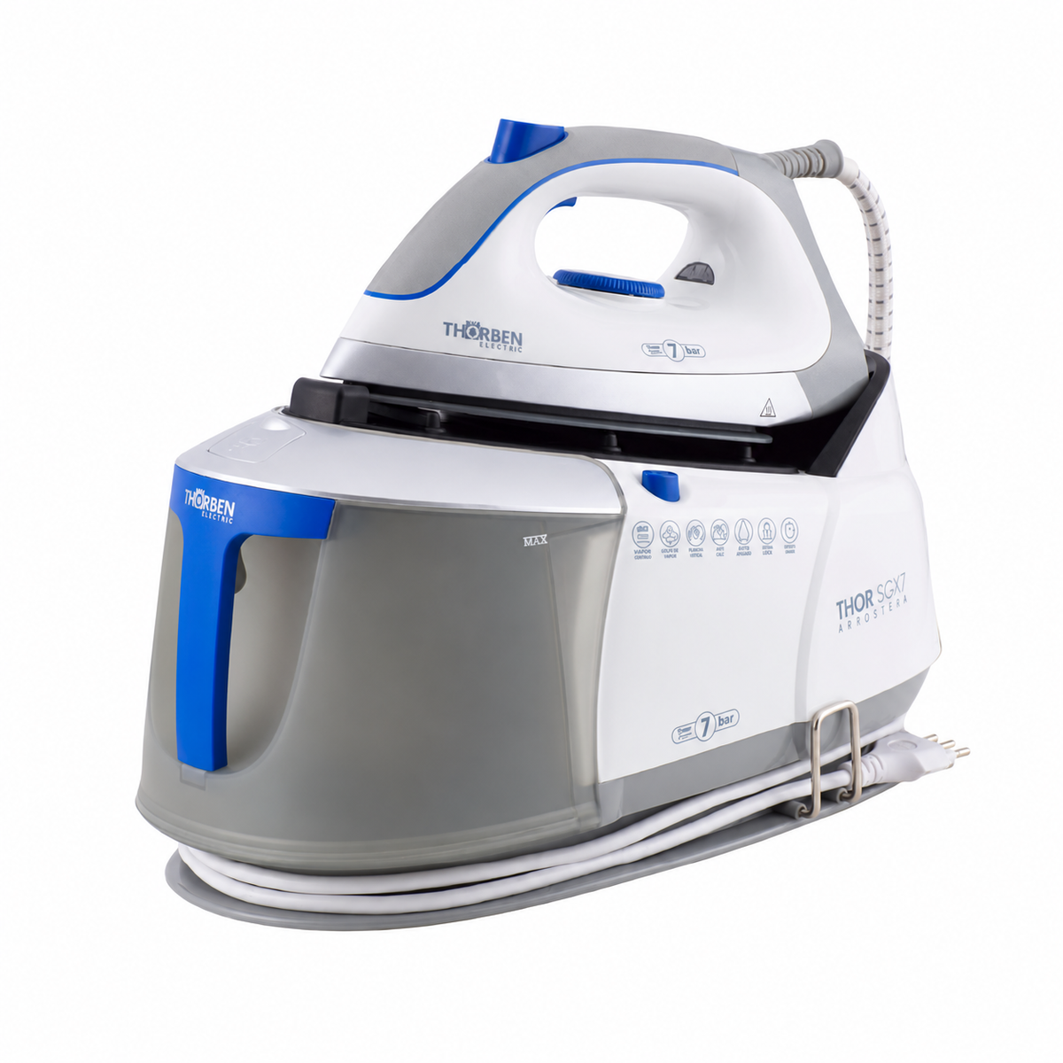 Centro de Planchado Thorben SGX7 Autoclean 7 Bar Vapor 1,7L