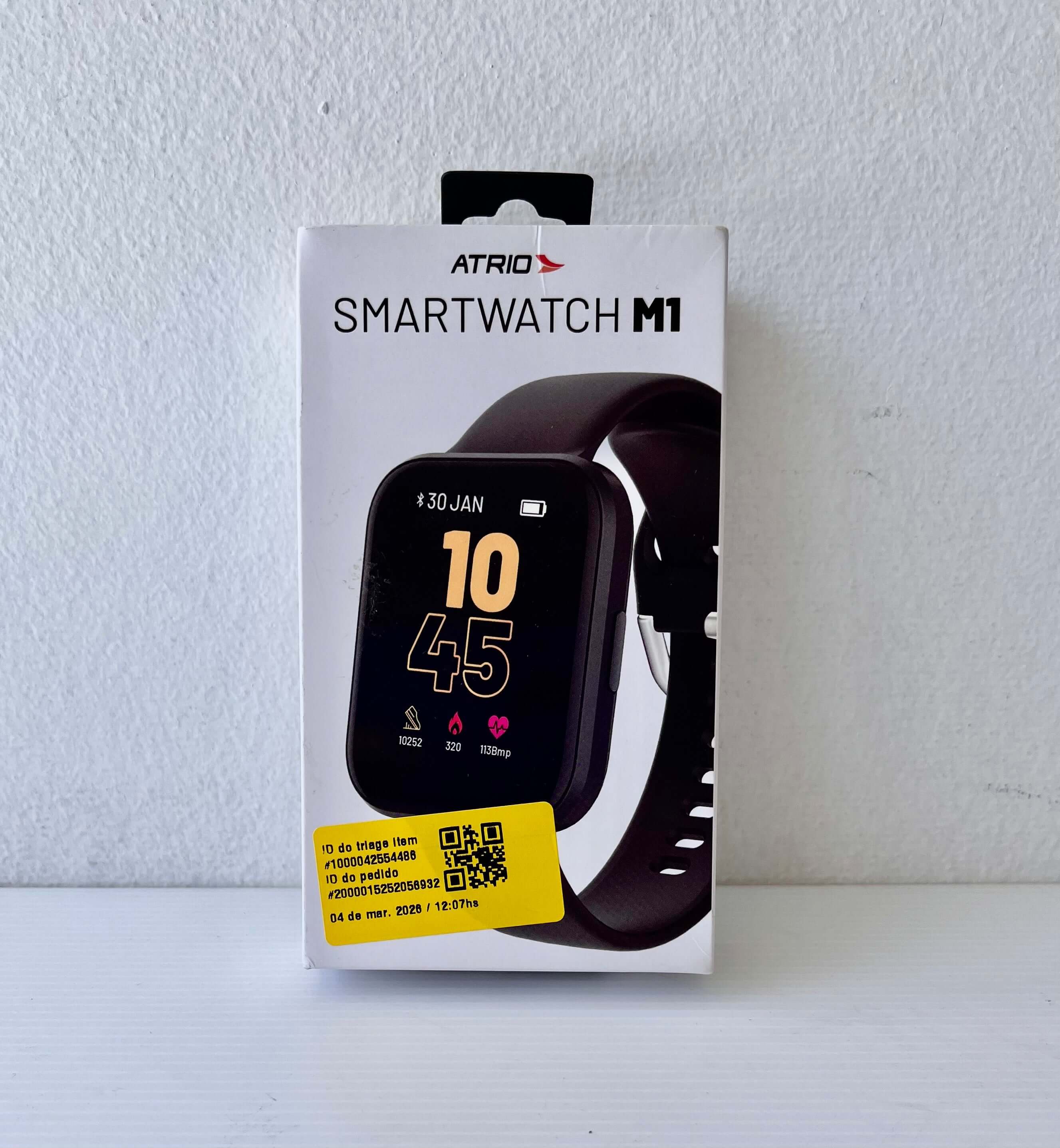 Smartwatch Atrio M1 Negro Caja Abierta