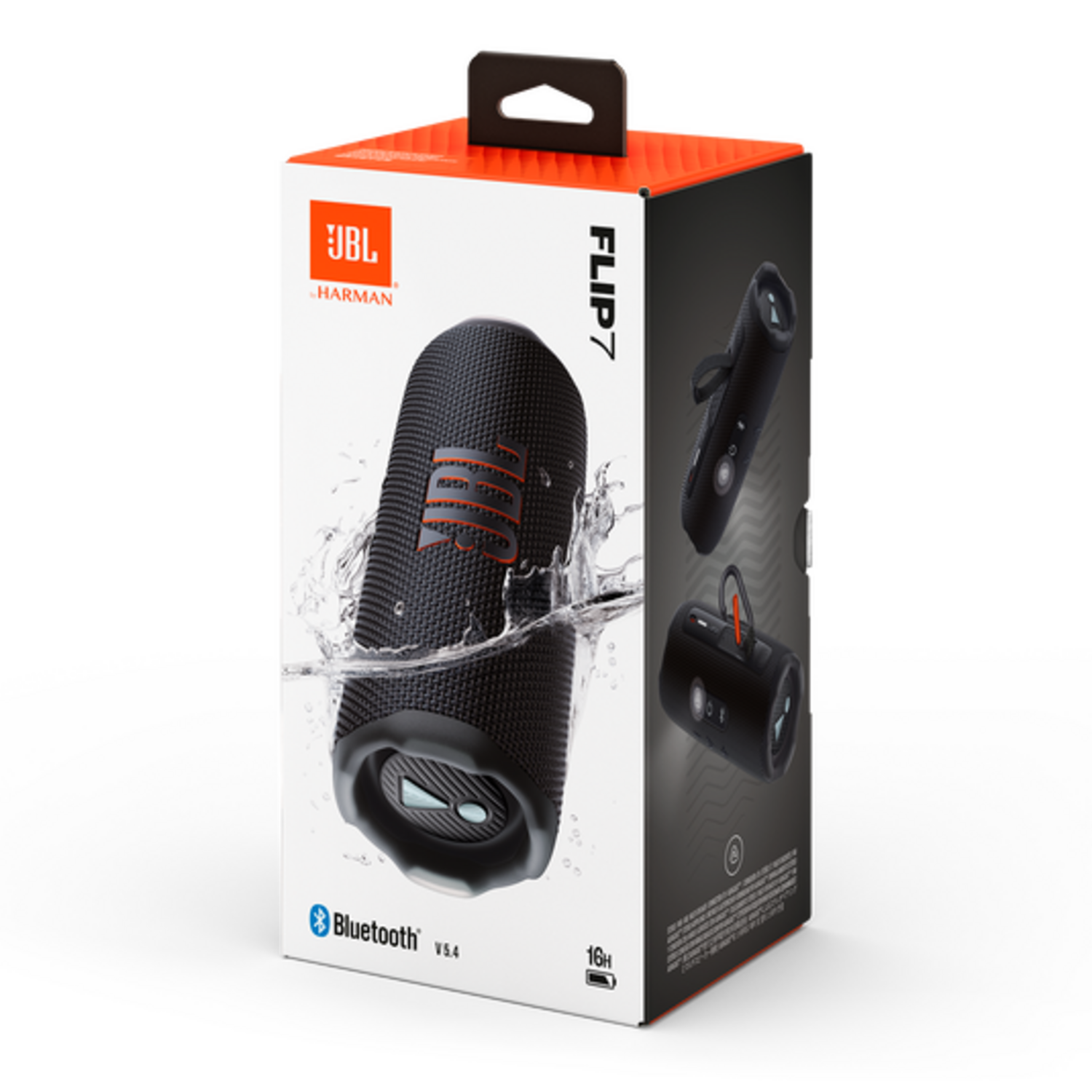 Parlante JBL Flip 7 Portatil Resistente al Agua Negro