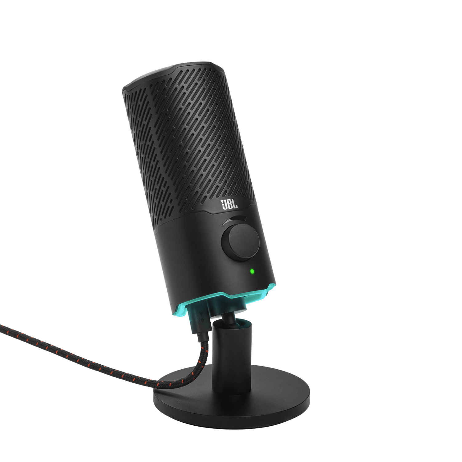 Micrófono JBL Quantum Stream USB Gamer Podcast Premium Negro, micrófono USB gamer premium para audio claro.