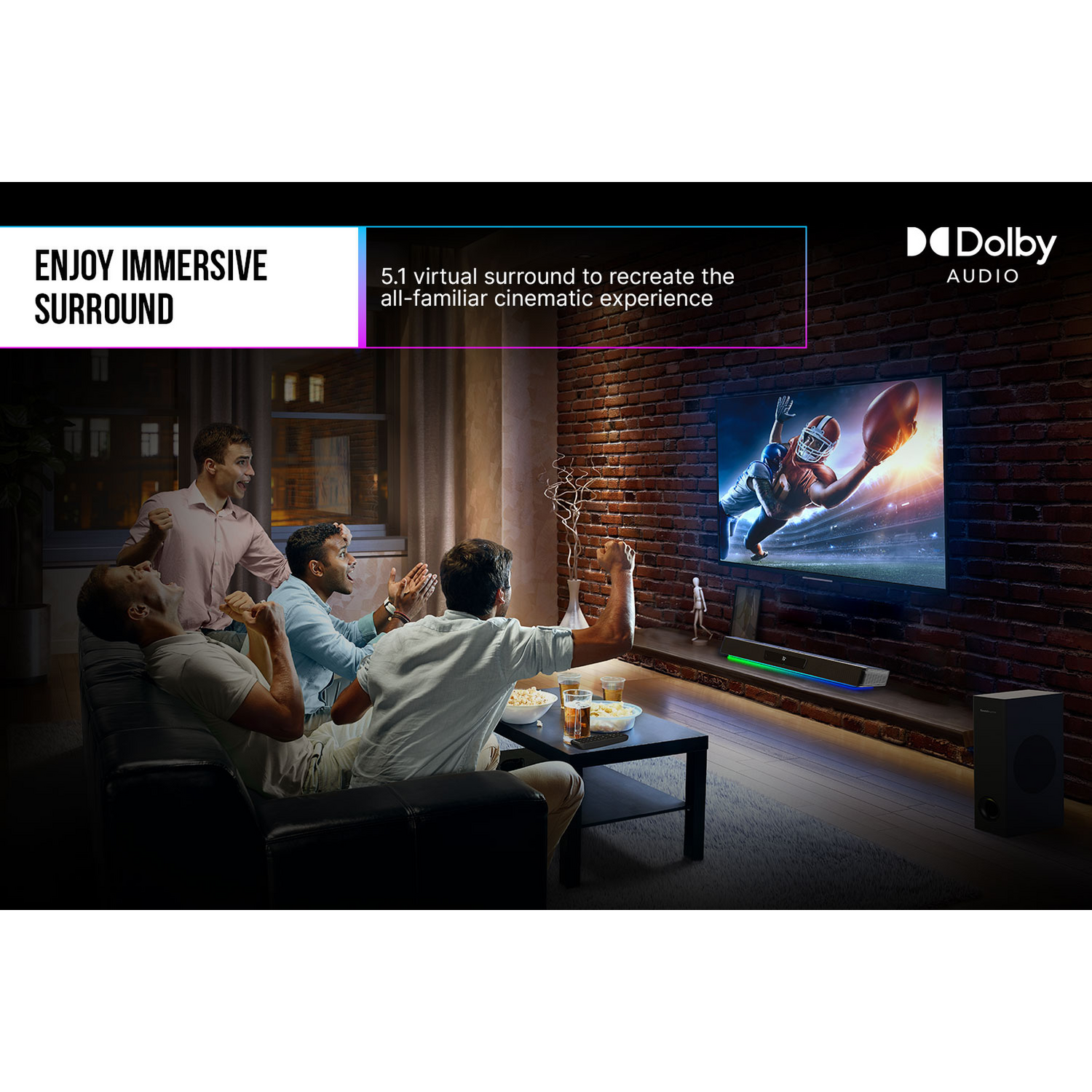 Barra de Sonido Creative Katana V2X RGB Super X-FI Creative New Horizons Chile New Horizons NHT.cl