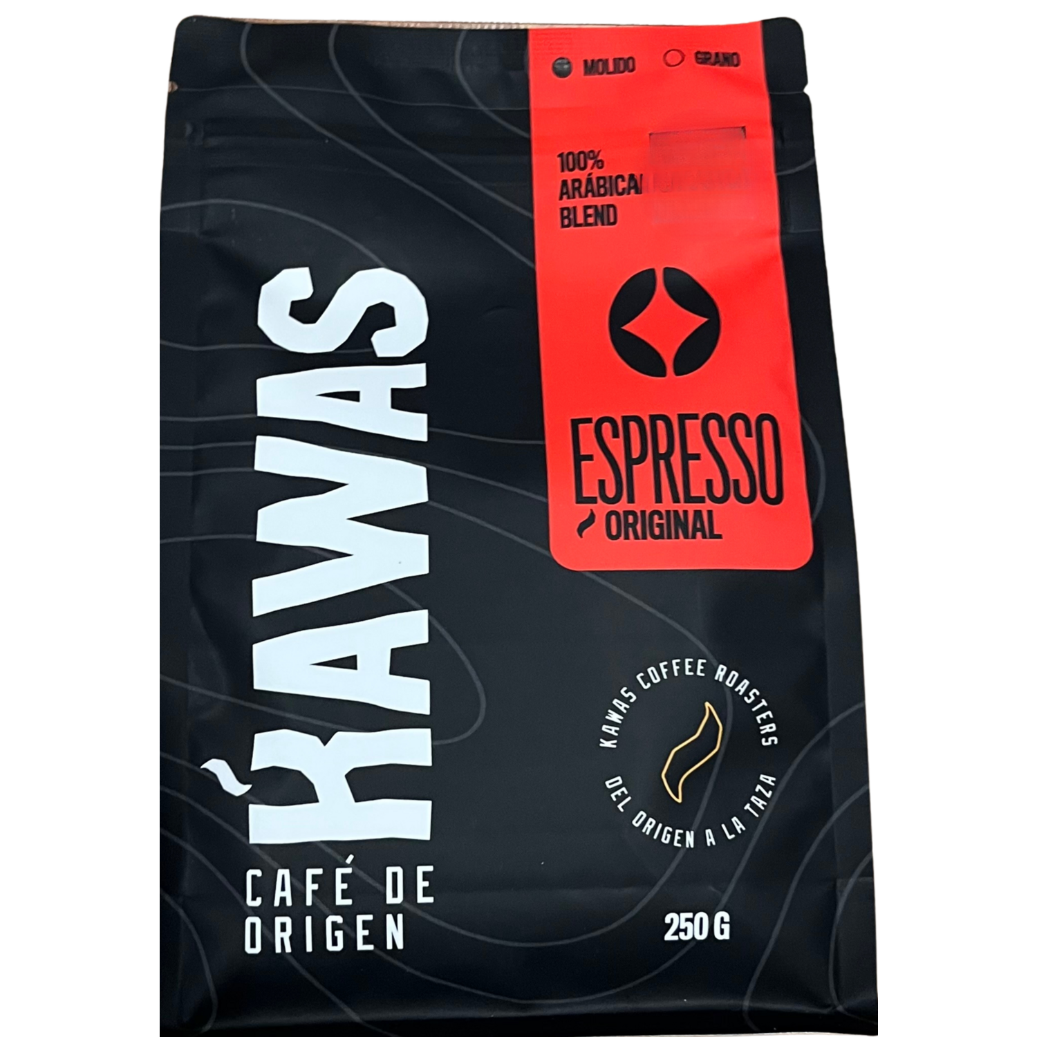 Cafe Molido Kawas Espresso Arabica Original 250g