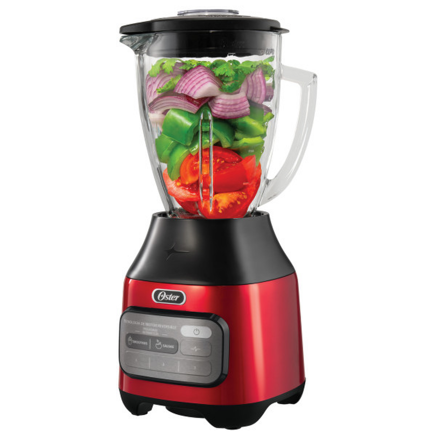 Licuadora Oster Tecnologia Reversible 3 Vel y Pulso Roja Oster New Horizons Chile New Horizons NHT.cl