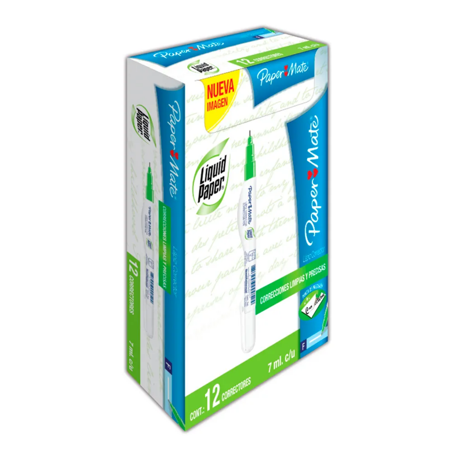 Liquid Paper Lapiz Corrector Paper Mate Unidad 7 ml