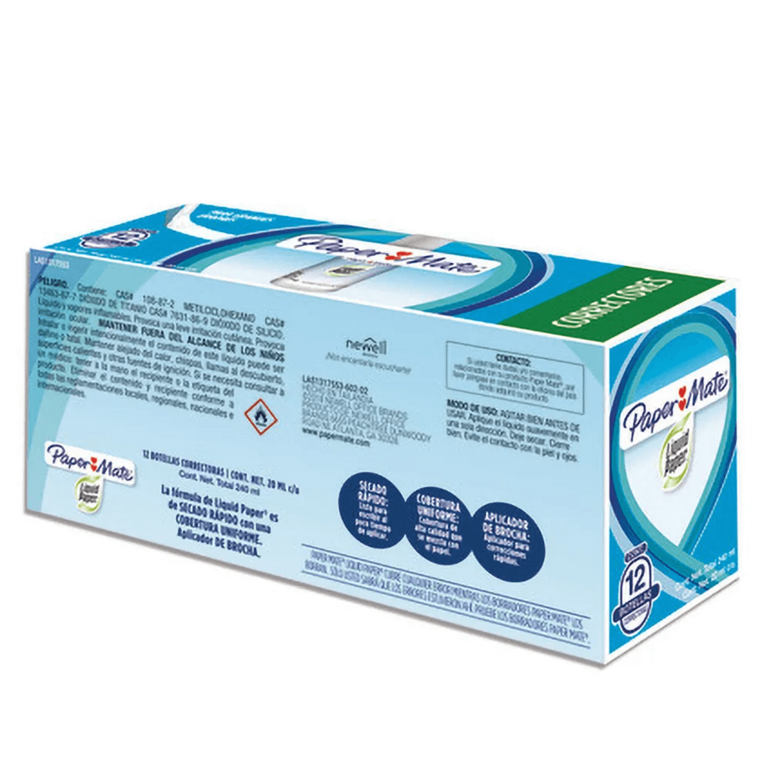 Liquid Paper Botella 20 ml Paper Mate Blanco Secado Rápido