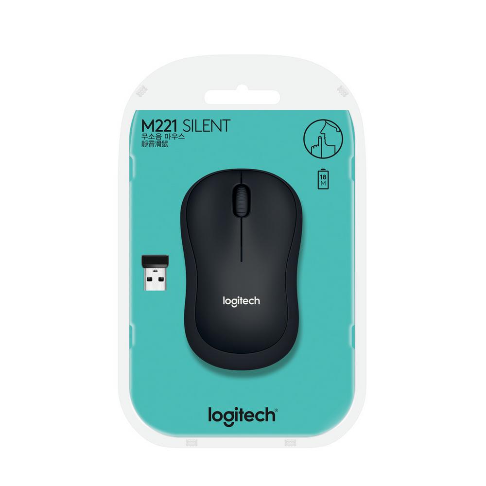 Mouse Inalambrico Logitech Silent M220 Graphite