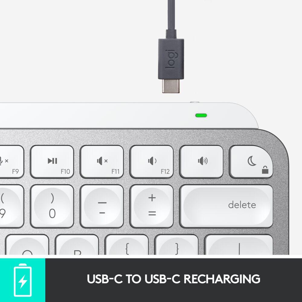 Teclado Logitech Mini MX Keys Gris