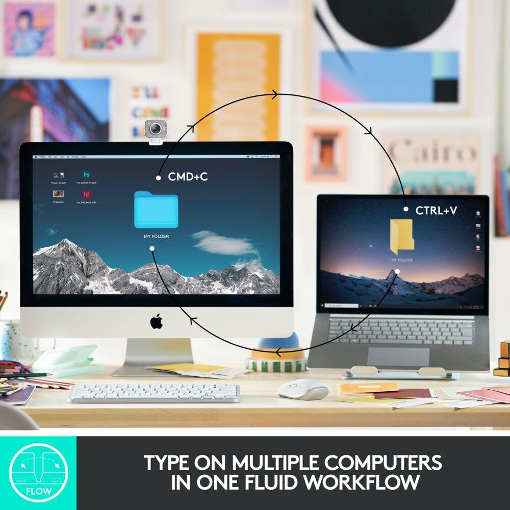 Teclado Logitech Mini MX Keys Gris