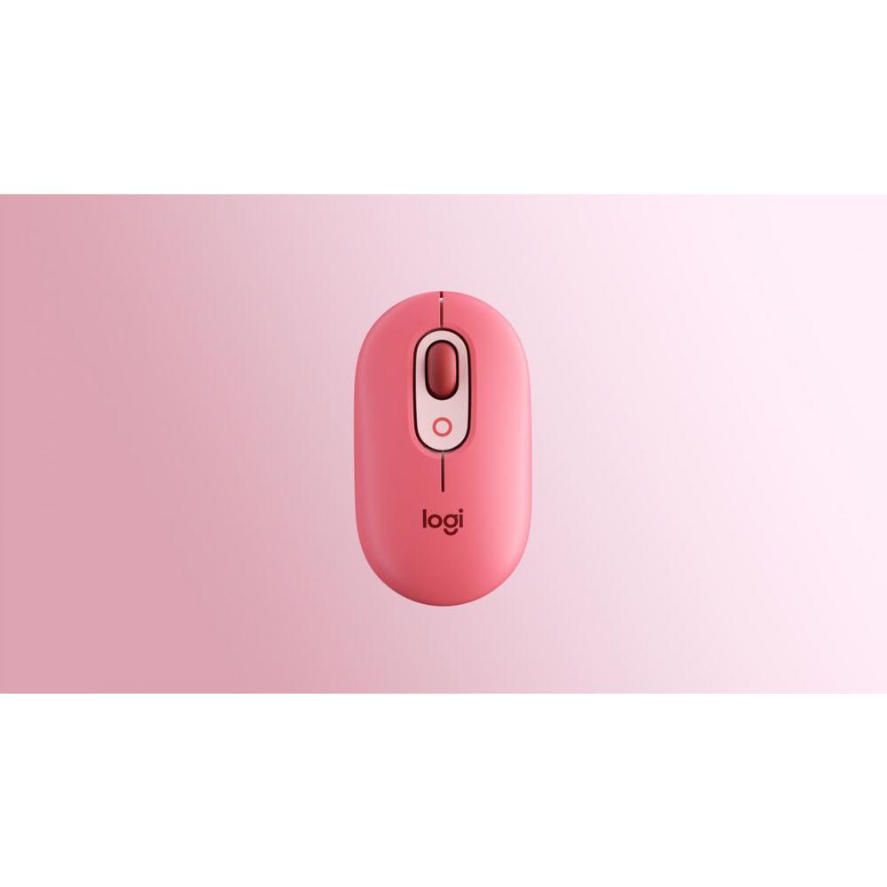 Mouse Inalambrico Logitech Pop Emoji Rojo