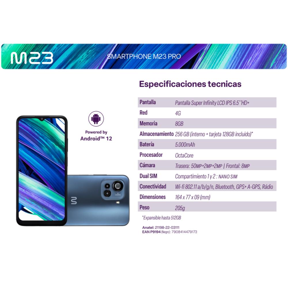 Telefono Celular Multi M23 Pro P9194 Multilaser New Horizons Chile New Horizons NHT.cl