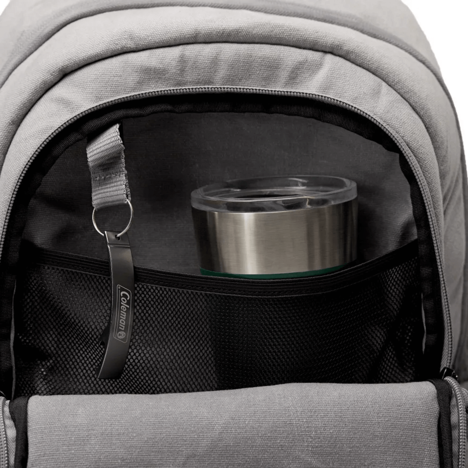 Cooler Coleman Mochila 30 Latas 24h Térmica Outdoor Gris