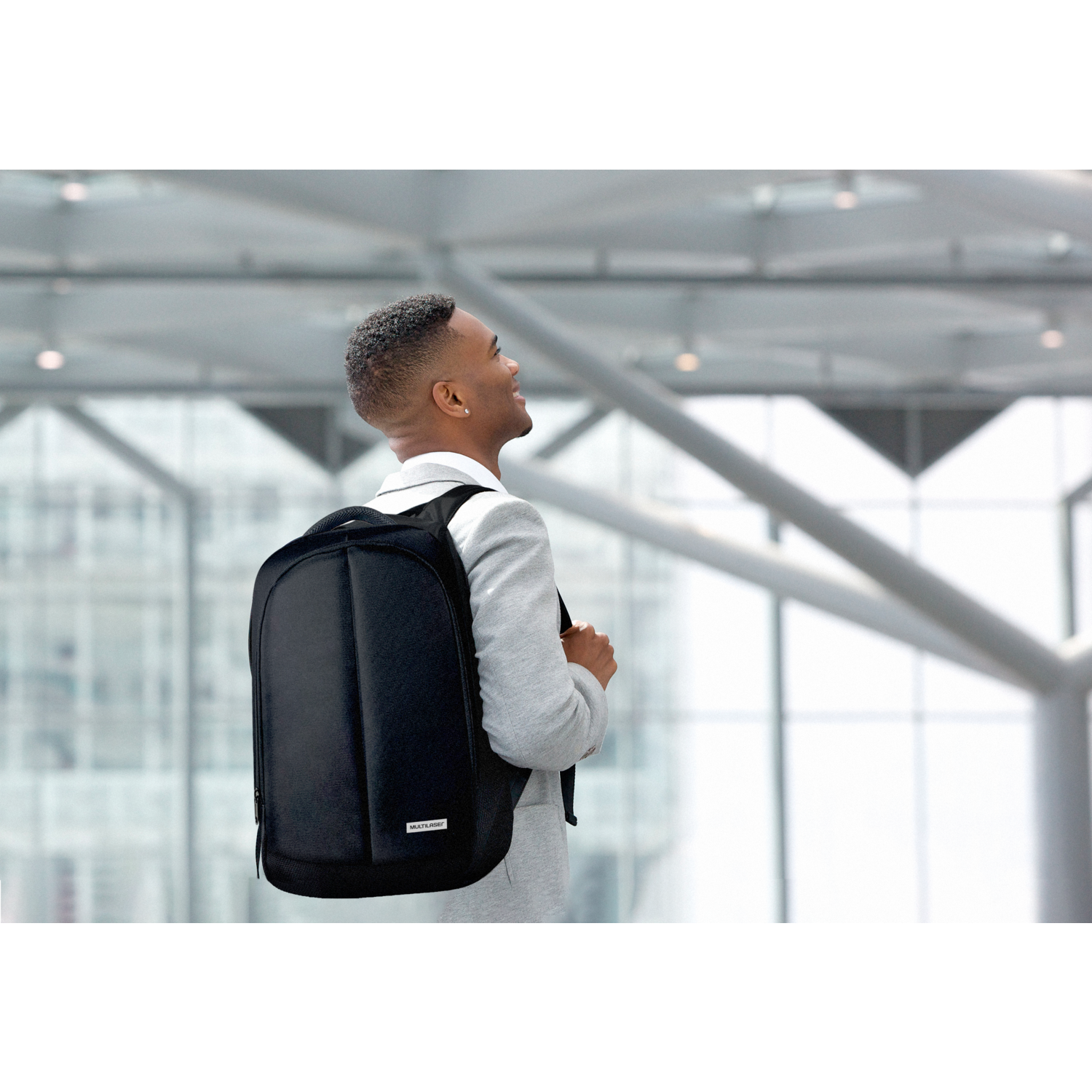 Mochila Notebook 15,6 Multilaser Executive Negro BO440 Multilaser New Horizons Chile New Horizons NHT.cl