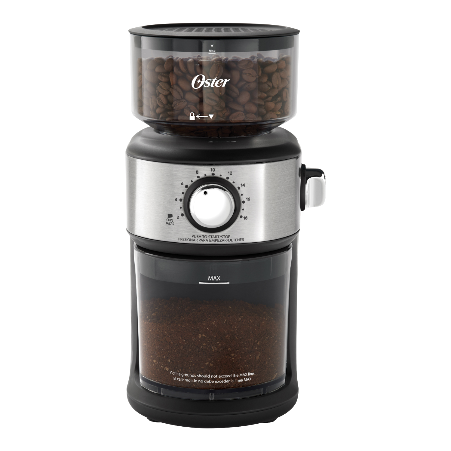 Molinillo de Café Oster Automático Muelas 18 Niveles 227g