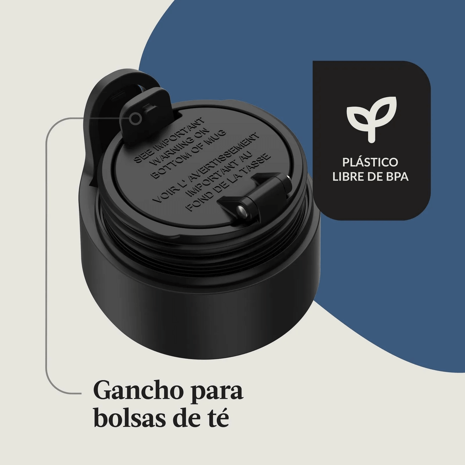 Vaso Mug Termico Contigo WestLoop 3.0 FrioCal Lakeside 473ml