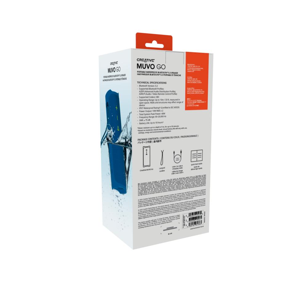 Parlante Portatil Creative Muvo Go Azul Creative New Horizons Chile New Horizons NHT.cl