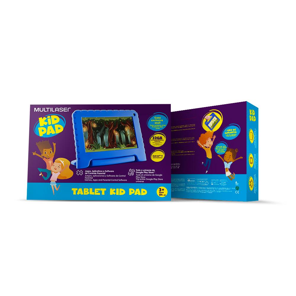 Tablet Para Niños Multi Kid Pad 2/32 Azul NB606 Multilaser New Horizons Chile New Horizons NHT.cl