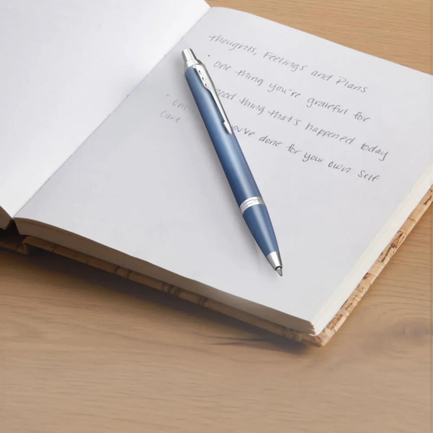 Bolígrafo Parker IM Writing Rituals Azul Med Tinta Azul Parker New Horizons Chile New Horizons NHT.cl