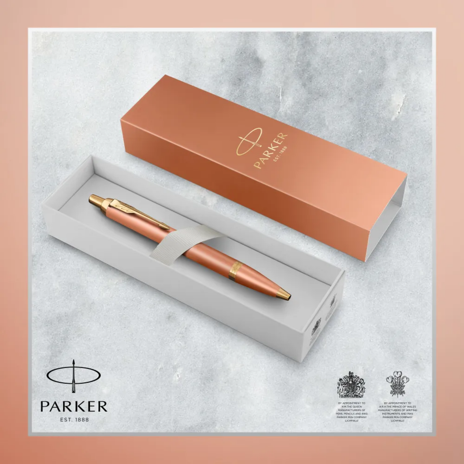 Bolígrafo Parker IM Writing Rituals Naranja Med Tinta Azul Parker New Horizons Chile New Horizons NHT.cl