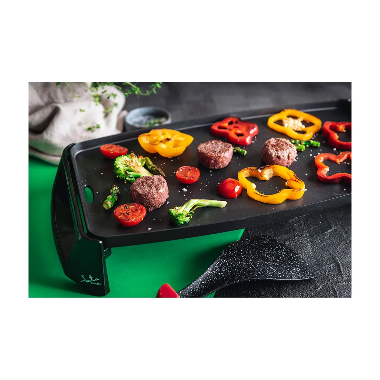 Parrilla Electrica Jata 2200W 46x25 Modelo GR195 Jata New Horizons Chile New Horizons NHT.cl