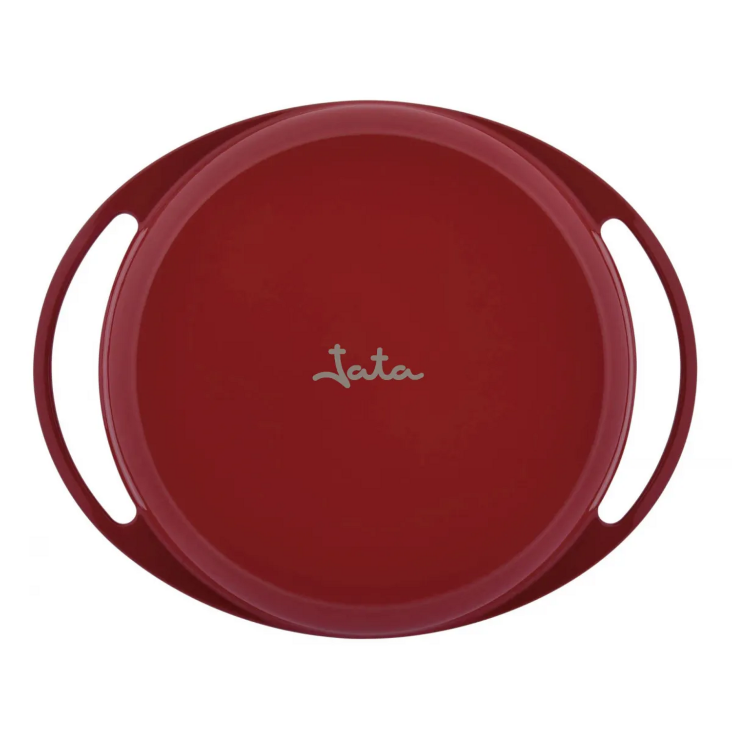 Parrilla Circular Grill Hierro Fundido Jata 25cm GR25 Roja