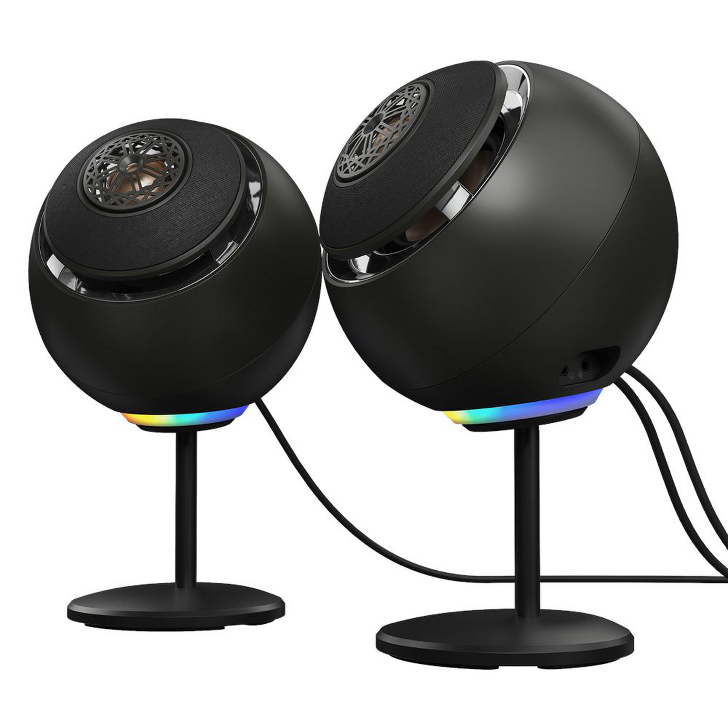 Parlantes Creative Pebble Nova 2.0 USB-C BT RGB 100W