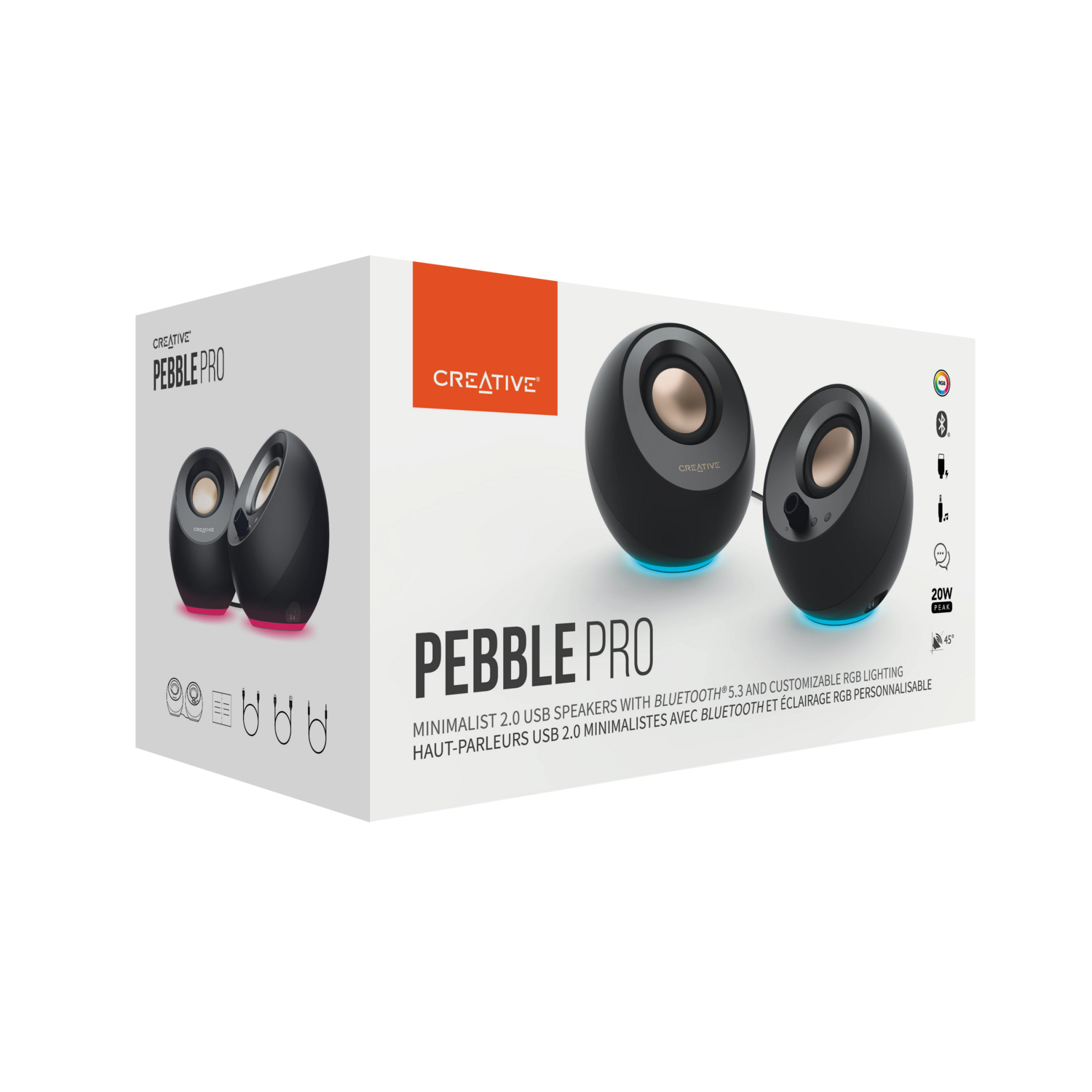 Parlante Creative Pebble Pro MF1710 Verde