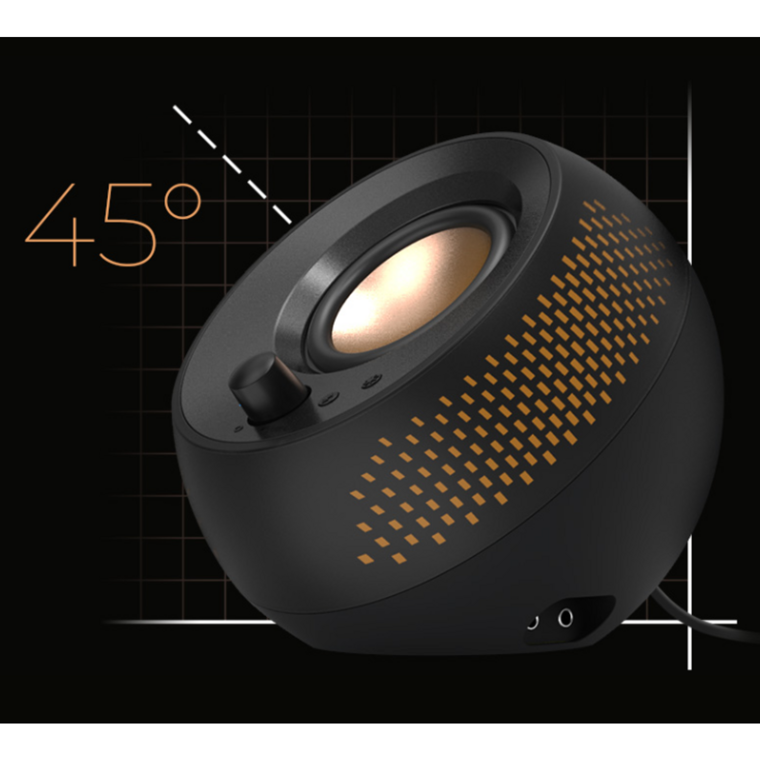 Parlantes Creative Pebble X Plus USB-C 60W BT Subwoofer RGB