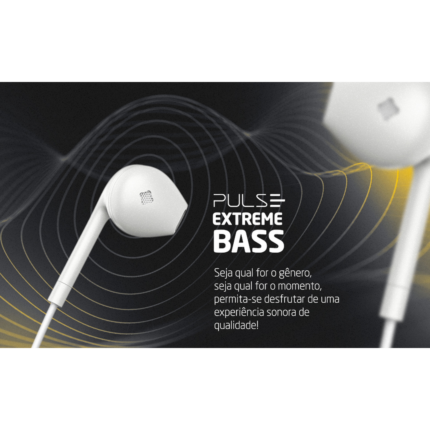 Audifono In Ear con Cable Pulse Pro Blanco PH333 PULSE New Horizons Chile New Horizons NHT.cl