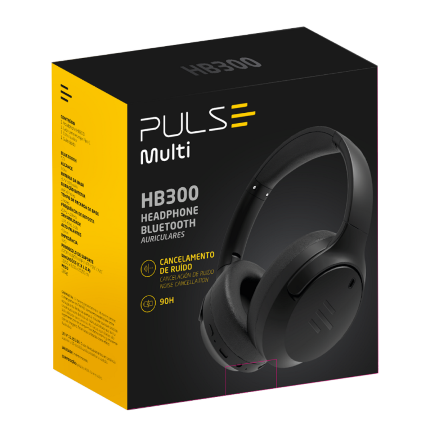 Audifono Bluetooth Cancela Ruido Pulse Hb300 Over Ear Ng Pulse New Horizons Chile New Horizons NHT.cl