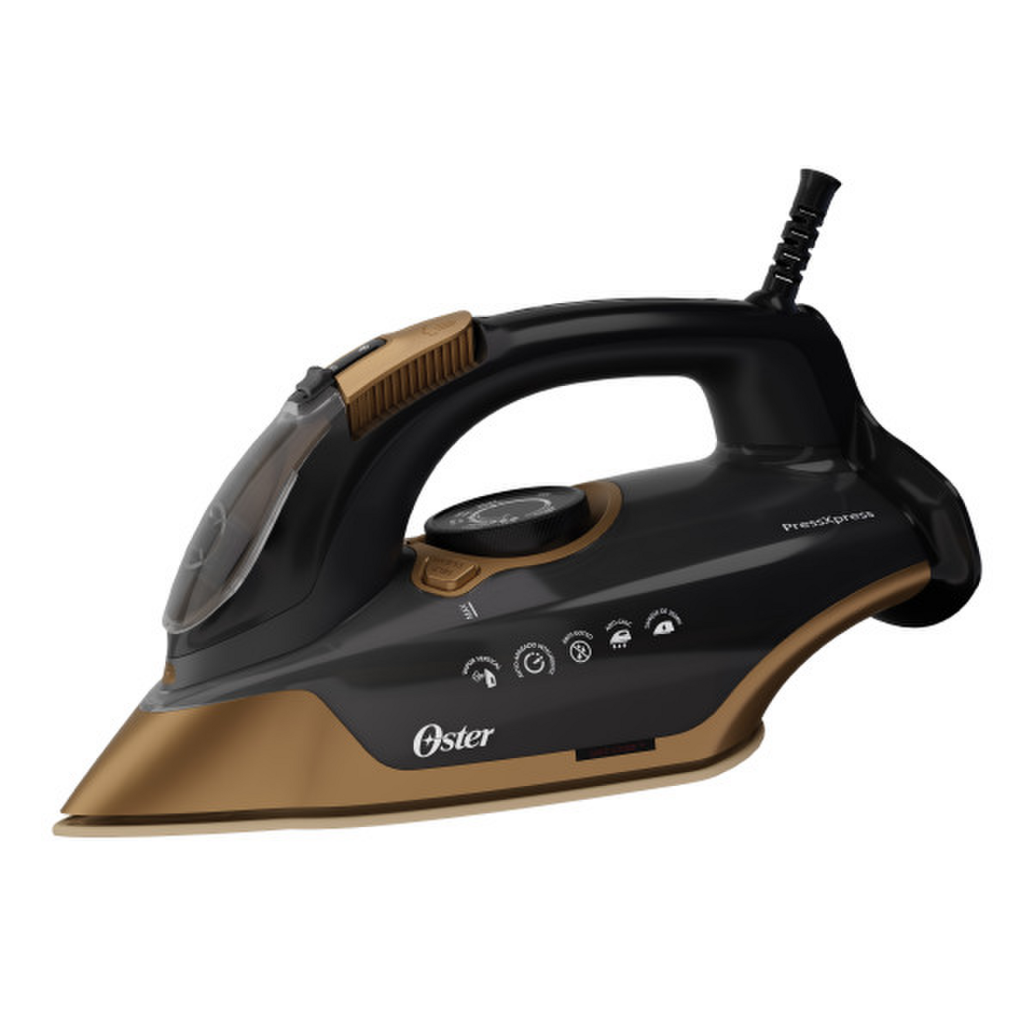 Plancha Oster PressXpress Base Diamante XL Vapor 240g