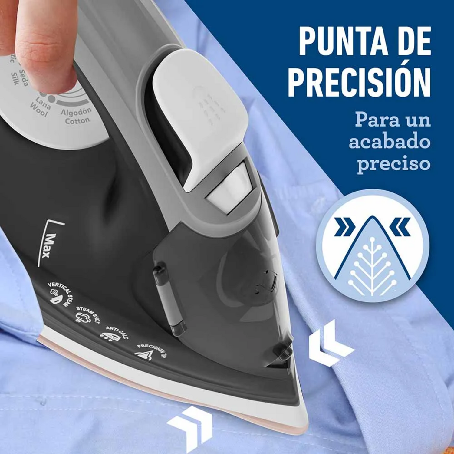 Plancha a Vapor Oster Base Ceramica Grande Gris Oster New Horizons Chile New Horizons NHT.cl