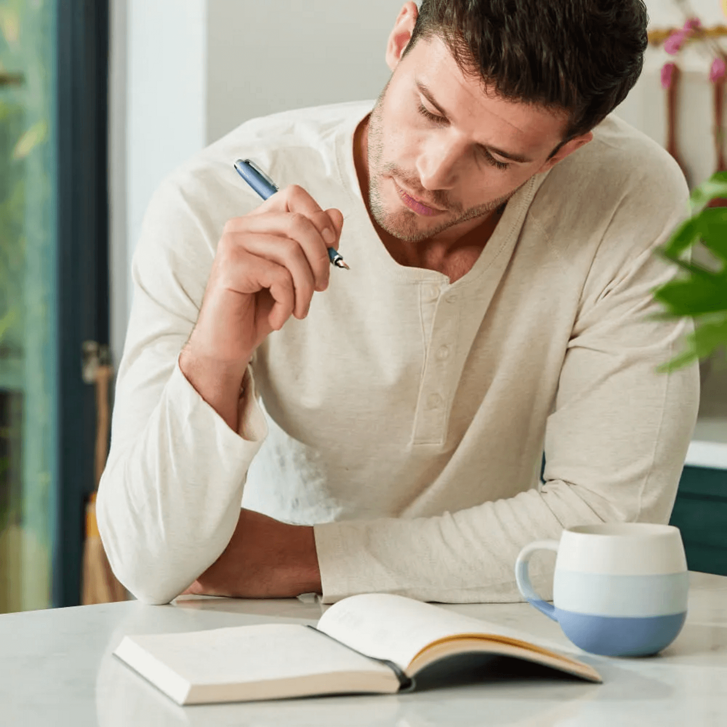 Pluma Parker IM Writing Rituals Azul Med Tinta Azul